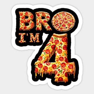 4Th Bro Im 4 Five Fifth Pizza Sticker